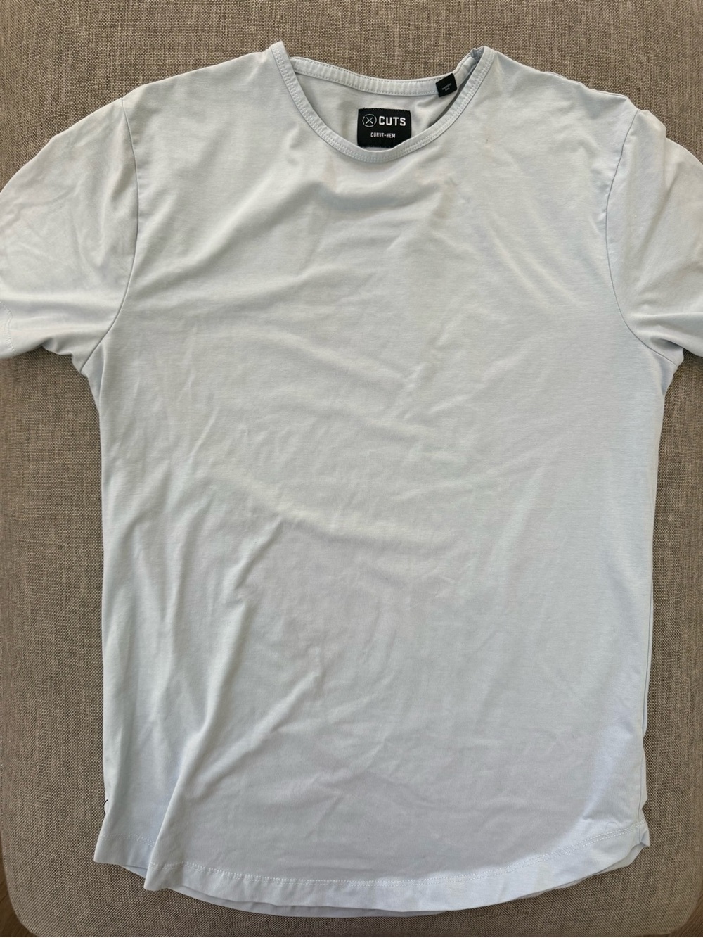 Men’s Crew Neck T-Shirt in Light Blue